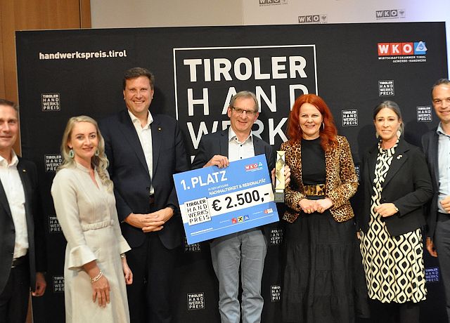 Tiroler Handwerkspreis für Peter Bucher